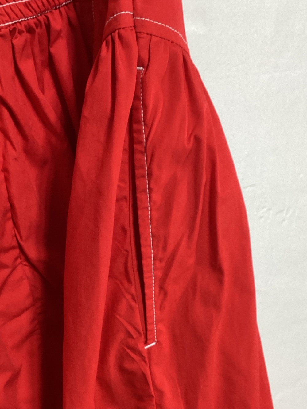 NWT Free Assembly Size Large Women's Red Midi Dress - Picture 6 of 12